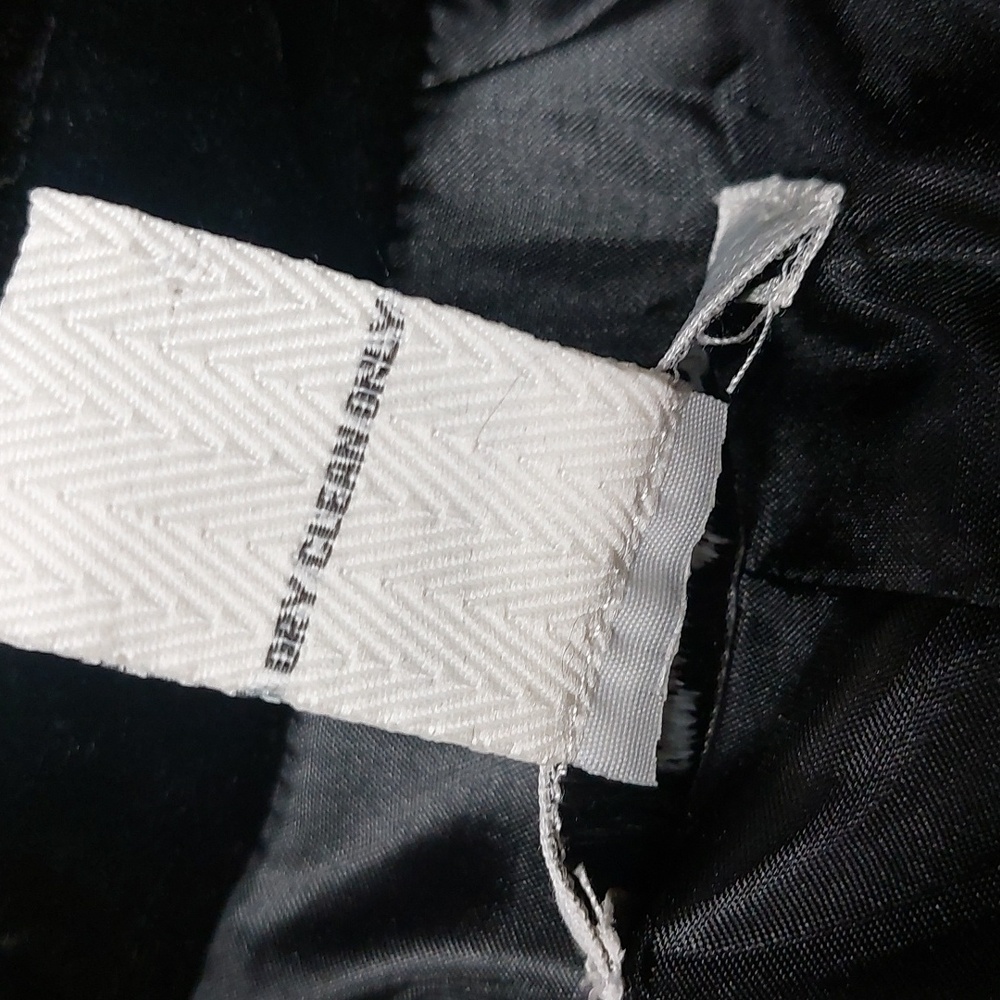 Cambridge Dry Goods Black Velvet Jacket Large - Picture 10 of 13